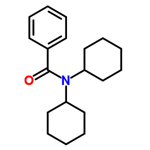 Benzamide,n,n-dicyclohexyl-Structure,1035-52-5Structure Benzamide,n,n-dicyclohexyl- Structure,1035-52-5Structure