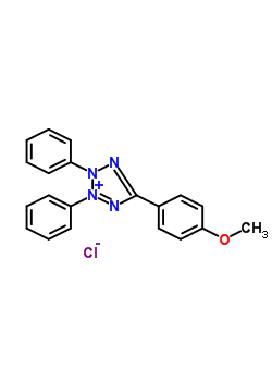2,3-Diphenyl-5-(4-methoxyphenyl)tetrazolium chlorideStructure,10560-45-9Structure 2,3-Diphenyl-5-(4-methoxyphenyl)tetrazolium chloride Structure,10560-45-9Structure