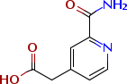 2-(2-Carbamoylpyridin-4-yl)acetic acidStructure,1082041-32-4Structure 2-(2-Carbamoylpyridin-4-yl)acetic acid Structure,1082041-32-4Structure