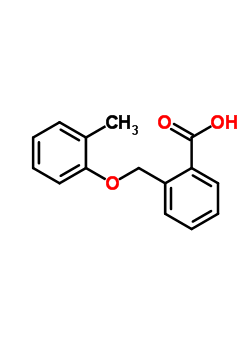 2-(鄰甲苯氧基甲基)苯甲酸結(jié)構(gòu)式_108475-90-7結(jié)構(gòu)式