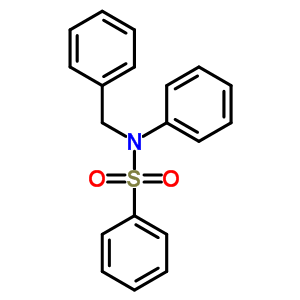 Benzenesulfonamide,n-phenyl-n-(phenylmethyl)-Structure,1096-43-1Structure Benzenesulfonamide,n-phenyl-n-(phenylmethyl)- Structure,1096-43-1Structure