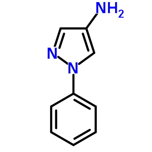 1-Phenyl-1h-pyrazol-4-amineStructure,1128-53-6Structure 1-Phenyl-1h-pyrazol-4-amine Structure,1128-53-6Structure