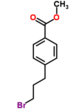 4-(3-Bromopropyl)benzoic acid methyl esterStructure,113100-86-0Structure 4-(3-Bromopropyl)benzoic acid methyl ester Structure,113100-86-0Structure