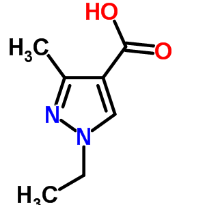 1-Ethyl-3-methyl-1H-pyrazole-4-carboxylic acidStructure,113131-46-7Structure 1-Ethyl-3-methyl-1H-pyrazole-4-carboxylic acid Structure,113131-46-7Structure