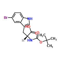 Boc-5-bromo-d-tryptophanStructure,114873-17-5Structure Boc-5-bromo-d-tryptophan Structure,114873-17-5Structure