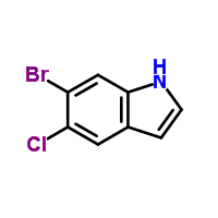 6-Bromo-5-chloro-indoleStructure,1191028-50-8Structure 6-Bromo-5-chloro-indole Structure,1191028-50-8Structure
