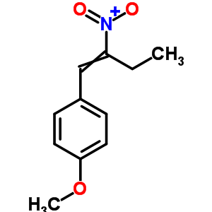 Benzene,1-methoxy-4-(2-nitro-1-buten-1-yl)-Structure,1208-78-2Structure Benzene,1-methoxy-4-(2-nitro-1-buten-1-yl)- Structure,1208-78-2Structure