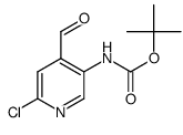 Tert-butyl 6-chloro-4-formylpyridin-3-ylcarbamateStructure,1238324-67-8Structure Tert-butyl 6-chloro-4-formylpyridin-3-ylcarbamate Structure,1238324-67-8Structure