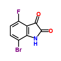 7-Bromo-4-fluoroindoline-2,3-dioneStructure,1245648-36-5Structure 7-Bromo-4-fluoroindoline-2,3-dione Structure,1245648-36-5Structure