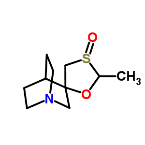 Cevimeline sulfoxideStructure,124751-36-6Structure Cevimeline sulfoxide Structure,124751-36-6Structure