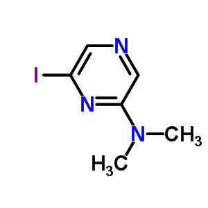 6-Iodo-n,n-dimethyl-2-pyrazinamineStructure,125060-66-4Structure 6-Iodo-n,n-dimethyl-2-pyrazinamine Structure,125060-66-4Structure