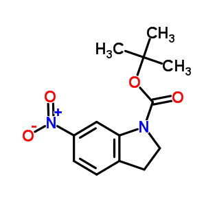 1-Boc-6-nitroindolineStructure,129487-99-6Structure 1-Boc-6-nitroindoline Structure,129487-99-6Structure
