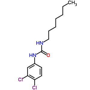 n-(3,4-二氯苯基)-n-庚基-脲結(jié)構(gòu)式_13041-40-2結(jié)構(gòu)式