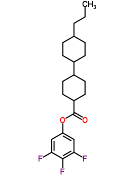 Trans,trans-3,4,5-trifluorophenyl 4-propylbicyclohexyl-4-carboxylateStructure,132123-45-6Structure Trans,trans-3,4,5-trifluorophenyl 4-propylbicyclohexyl-4-carboxylate Structure,132123-45-6Structure