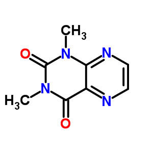 Lumazine, 1,3-dimethyl-Structure,13401-18-8Structure Lumazine, 1,3-dimethyl- Structure,13401-18-8Structure