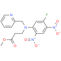 Methyl 3-((5-fluoro-2,4-dinitrophenyl)(pyridin-2-ylmethyl)amino)propanoateStructure,1351393-98-0Structure Methyl 3-((5-fluoro-2,4-dinitrophenyl)(pyridin-2-ylmethyl)amino)propanoate Structure,1351393-98-0Structure