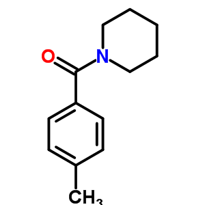 Methanone,(4-methylphenyl)-1-piperidinyl-Structure,13707-23-8Structure Methanone,(4-methylphenyl)-1-piperidinyl- Structure,13707-23-8Structure