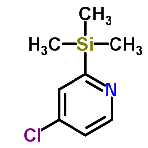 4-Chloro-2-(trimethylsilyl)pyridineStructure,139585-50-5Structure 4-Chloro-2-(trimethylsilyl)pyridine Structure,139585-50-5Structure