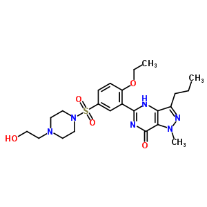Hydroxyhomo sildenafilStructure,139755-85-4Structure Hydroxyhomo sildenafil Structure,139755-85-4Structure