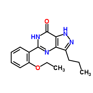 5-(2-乙氧基苯基)-3-丙基-1,6-二氫-7h-吡唑并[4,3-d]嘧啶-7-酮結(jié)構(gòu)式_139756-30-2結(jié)構(gòu)式