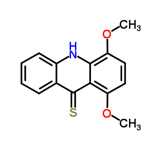 9(10H)-Acridinethione, 1,4-dimethoxy-Structure,141992-47-4Structure 9(10H)-Acridinethione, 1,4-dimethoxy- Structure,141992-47-4Structure