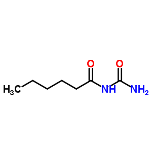 Hexanamide,n-(aminocarbonyl)-Structure,14299-58-2Structure Hexanamide,n-(aminocarbonyl)- Structure,14299-58-2Structure