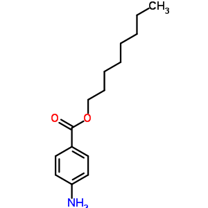 Benzoic acid, 4-amino-,octyl esterStructure,14309-41-2Structure Benzoic acid, 4-amino-,octyl ester Structure,14309-41-2Structure