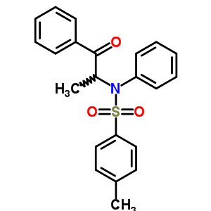 Benzenesulfonamide,4-methyl-n-(1-methyl-2-oxo-2-phenylethyl)-n-phenyl-Structure,14370-78-6Structure Benzenesulfonamide,4-methyl-n-(1-methyl-2-oxo-2-phenylethyl)-n-phenyl- Structure,14370-78-6Structure