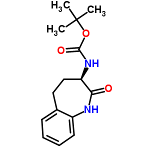 (R)-(2-氧代-2,3,4,5-四氫-1H-苯并b氮雜革-3-基)-氨基甲酸叔丁酯結(jié)構(gòu)式_145485-03-6結(jié)構(gòu)式
