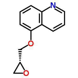 (R)-5-環(huán)氧乙烷甲氧基喹啉結(jié)構(gòu)式_145679-40-9結(jié)構(gòu)式