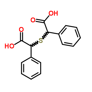 Benzeneacetic acid, a,a-thiobis-Structure,14618-83-8Structure Benzeneacetic acid, a,a-thiobis- Structure,14618-83-8Structure