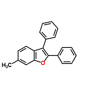 Benzofuran,6-methyl-2,3-diphenyl-Structure,14770-90-2Structure Benzofuran,6-methyl-2,3-diphenyl- Structure,14770-90-2Structure