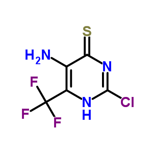 4(3H)-pyrimidinethione,5-amino-2-chloro-6-(trifluoromethyl)-Structure,1480-67-7Structure 4(3H)-pyrimidinethione,5-amino-2-chloro-6-(trifluoromethyl)- Structure,1480-67-7Structure