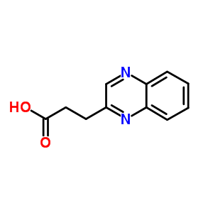 3-Quinoxalin-2-ylpropanoic acid Structure,1500-99-8Structure