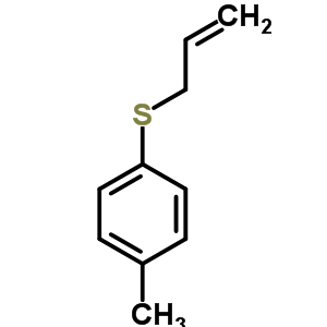Benzene,1-methyl-4-(2-propen-1-ylthio)-Structure,1516-28-5Structure Benzene,1-methyl-4-(2-propen-1-ylthio)- Structure,1516-28-5Structure