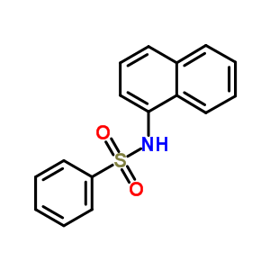 Benzenesulfonamide, n-1-naphthalenyl-Structure,15309-82-7Structure Benzenesulfonamide, n-1-naphthalenyl- Structure,15309-82-7Structure