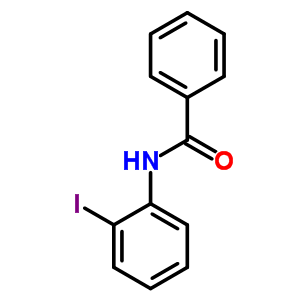 Benzamide,n-(2-iodophenyl)-Structure,15310-02-8Structure Benzamide,n-(2-iodophenyl)- Structure,15310-02-8Structure