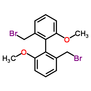 1,1-Biphenyl,2,2-bis(bromomethyl)-6,6-dimethoxy-Structure,15330-99-1Structure 1,1-Biphenyl,2,2-bis(bromomethyl)-6,6-dimethoxy- Structure,15330-99-1Structure