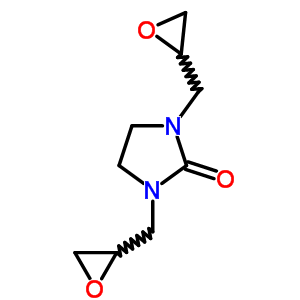 2-Imidazolidinone,1,3-bis(2-oxiranylmethyl)-Structure,15336-78-4Structure 2-Imidazolidinone,1,3-bis(2-oxiranylmethyl)- Structure,15336-78-4Structure
