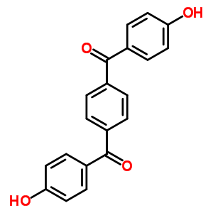 Methanone,1,1-(1,4-phenylene)bis[1-(4-hydroxyphenyl)-Structure,15517-46-1Structure Methanone,1,1-(1,4-phenylene)bis[1-(4-hydroxyphenyl)- Structure,15517-46-1Structure