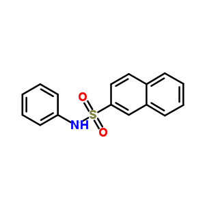 n-苯基-2-萘磺酰胺結(jié)構(gòu)式_1576-48-3結(jié)構(gòu)式
