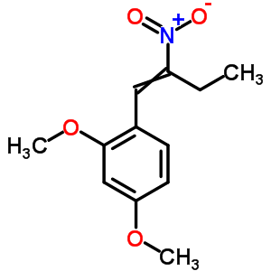 Benzene,2,4-dimethoxy-1-(2-nitro-1-buten-1-yl)-Structure,15804-83-8Structure Benzene,2,4-dimethoxy-1-(2-nitro-1-buten-1-yl)- Structure,15804-83-8Structure