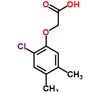 Acetic acid,2-(2-chloro-4,5-dimethylphenoxy)-Structure,1585-23-5Structure Acetic acid,2-(2-chloro-4,5-dimethylphenoxy)- Structure,1585-23-5Structure