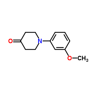 1-(3-甲氧基苯)哌啶-4-酮結(jié)構(gòu)式_158553-32-3結(jié)構(gòu)式