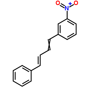 Benzene,1-nitro-3-(4-phenyl-1,3-butadien-1-yl)-Structure,15866-63-4Structure Benzene,1-nitro-3-(4-phenyl-1,3-butadien-1-yl)- Structure,15866-63-4Structure