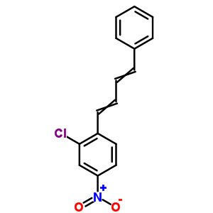 Benzene,2-chloro-4-nitro-1-(4-phenyl-1,3-butadien-1-yl)-Structure,15866-69-0Structure Benzene,2-chloro-4-nitro-1-(4-phenyl-1,3-butadien-1-yl)- Structure,15866-69-0Structure