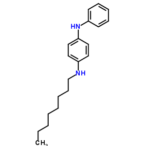 1,4-Benzenediamine,n1-octyl-n4-phenyl-Structure,1590-80-3Structure 1,4-Benzenediamine,n1-octyl-n4-phenyl- Structure,1590-80-3Structure