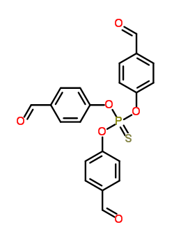 Tris(4-formylphenoxy)thiophosphorus Structure,159213-45-3Structure