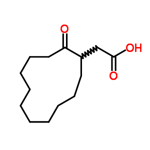 Cyclododecaneaceticacid, 2-oxo-Structure,16215-59-1Structure Cyclododecaneaceticacid, 2-oxo- Structure,16215-59-1Structure