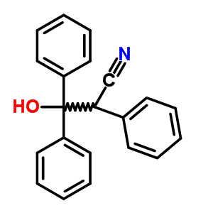 Benzenepropanenitrile, b-hydroxy-a,b-diphenyl-Structure,16248-67-2Structure Benzenepropanenitrile, b-hydroxy-a,b-diphenyl- Structure,16248-67-2Structure